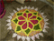 Flower rangoli