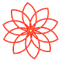 orange rangoli