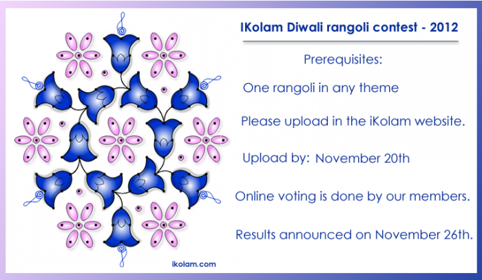 Diwali rangoli contest - 2012