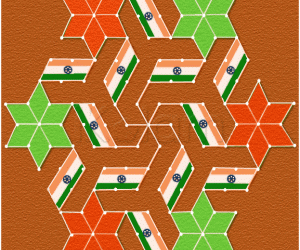 Independence Day - India rangoli Independence Day - India rangoli