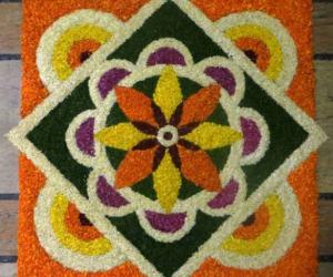 Rangoli: Onaashamshakal-Onam wishes Rangoli: Onaashamshakal-Onam wishes