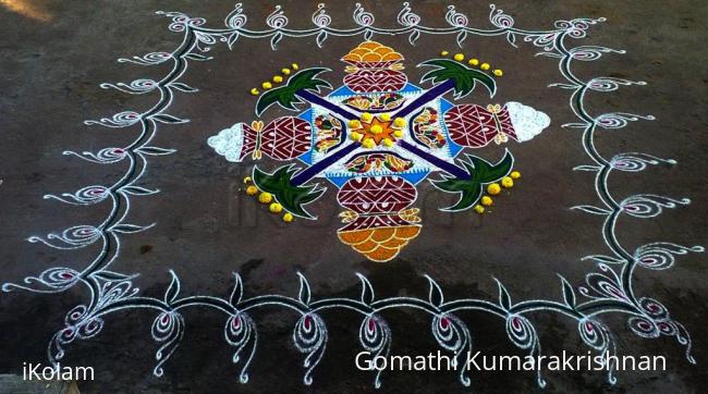 Rangoli: Happy Pongal 2014 Rangoli: Happy Pongal 2014