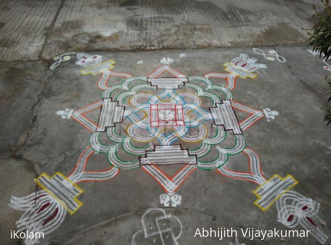 Rangoli: Sri RamaNavami Kolam Rangoli: Sri RamaNavami Kolam