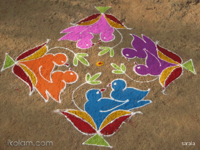 20 Best rangoli designs for Diwali 2015 to inspire you - iKolam