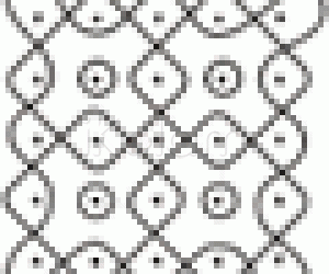5 / 5 kolam with parallel dots