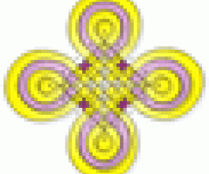 Four corners rangoli
