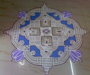 Rangoli: Padi kolam