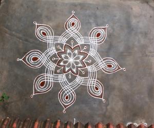 Freehand Rangoli