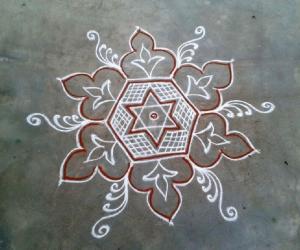 Freehand kolam