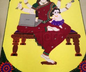 multi tasking lady - year 2014
