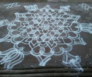 Star rangoli 