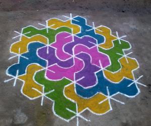 colourful rangoli