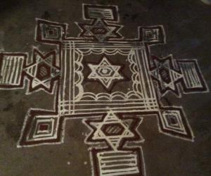Sashti kolam