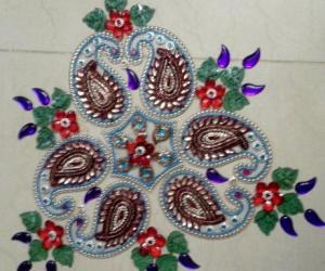 Rangoli: Moveable rangoli'