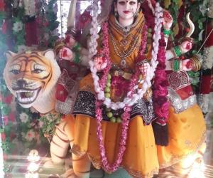 Dussehra maata decoration at my mother's place