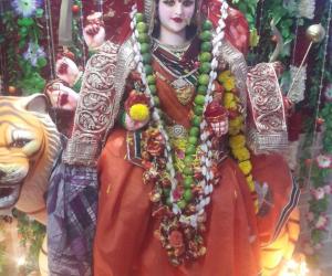 Dussehra maata decoration at my mother's place