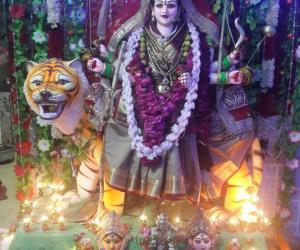 Dussehra maata decoration at my mother's place