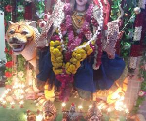 Dussehra maata decoration at my mother's place