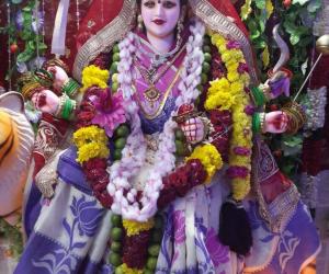 Dussehra maata decoration at my mother's place