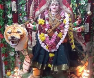 Dussehra maata decoration at my mother's place
