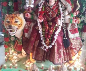 Dussehra maata decoration at my mother's place