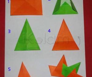 How to make Origami star