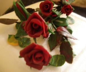 cold porcelain wreath