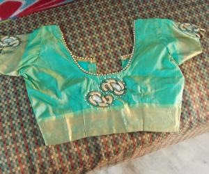 Work on blouse
