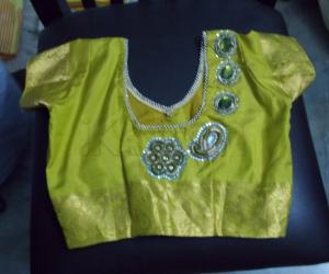 Work on blouse