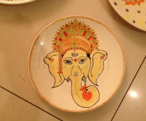 Painted plates for an charity event - Ireland 2012