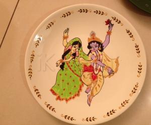 Painted plates for an charity event - Ireland 2012