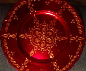 Painted plates for an charity event - Ireland 2012