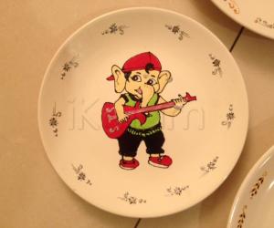 Painted plates for an charity event - Ireland 2012