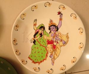 Painted plates for an charity event - Ireland 2012