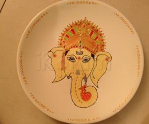 Painted plates for an charity event - Ireland 2012