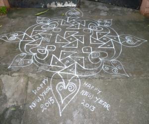 Prema's margazhi kolam