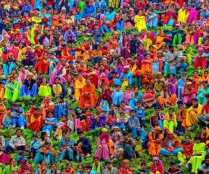 For spring - colorful young India
