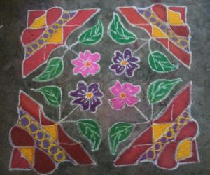 My first kolam of this season :-)