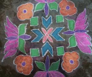 My first kolam of this season :-)