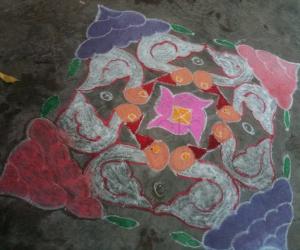 My first kolam of this season :-)