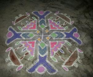 Pongal kolam 