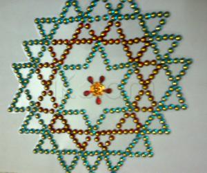 Kundan kolam/rangoli