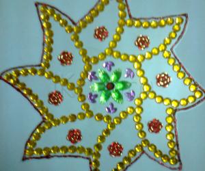 Kundan kolam/rangoli