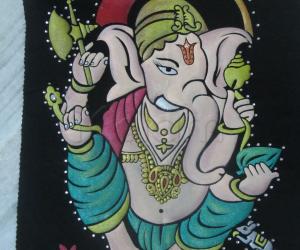 My embossed paintings