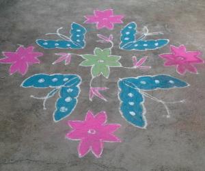 Butterfly Kolam 