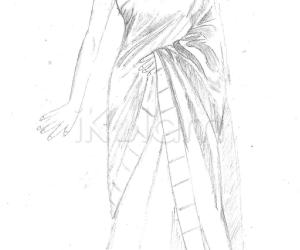 Pencil sketch _woman