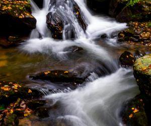 Beautiful waterfalls in Helen