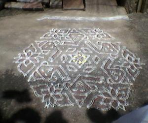 ganesha chethurthi Kolam