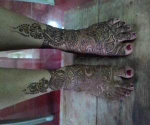 My bridal work on a client.