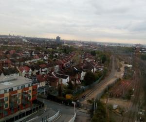 A raibow in London, captured  form Wembly.
